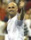 Andre Agassi as a tennis player.